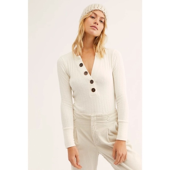 Free People - Women's Oliver Henley Top - Picture 1 of 8